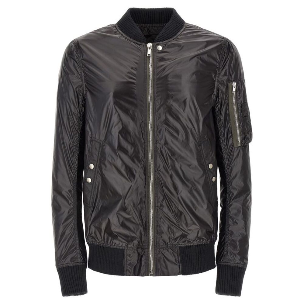 Rick Owens Black Nylon Men's Bomber
